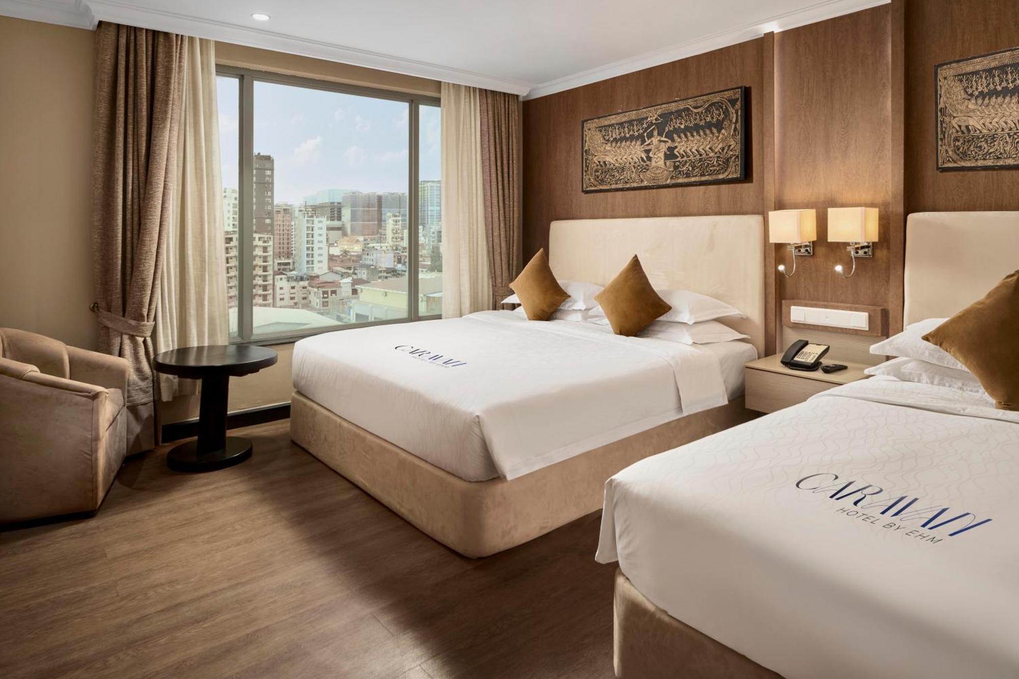 Caravan Hotel By Ehm Phnom Penh Bagian luar foto